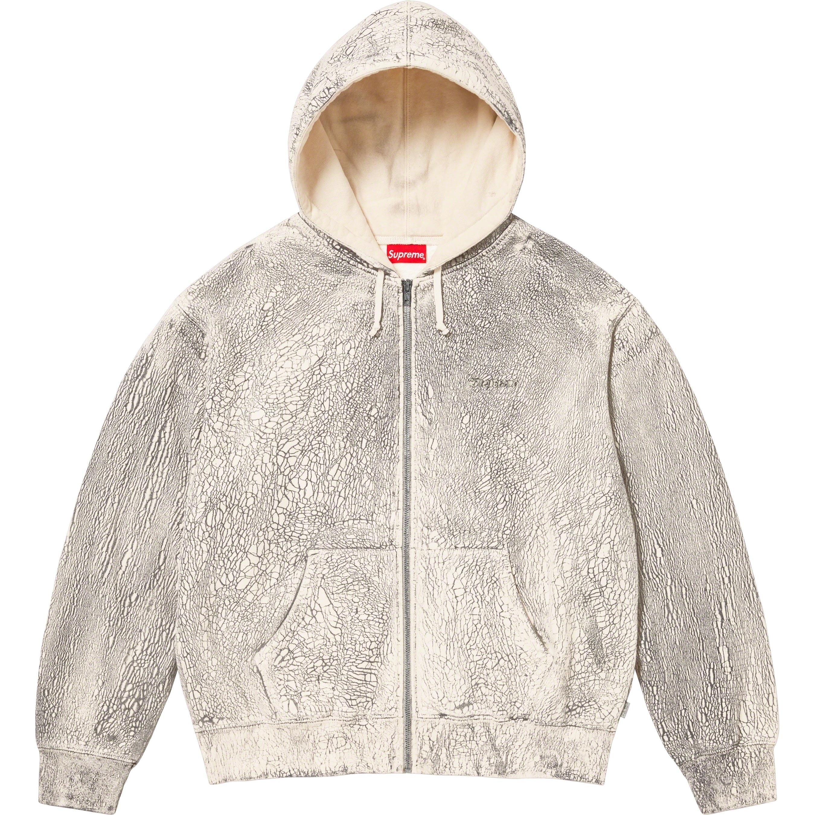 Crackle Zip Up Hooded Sweatshirt view 10